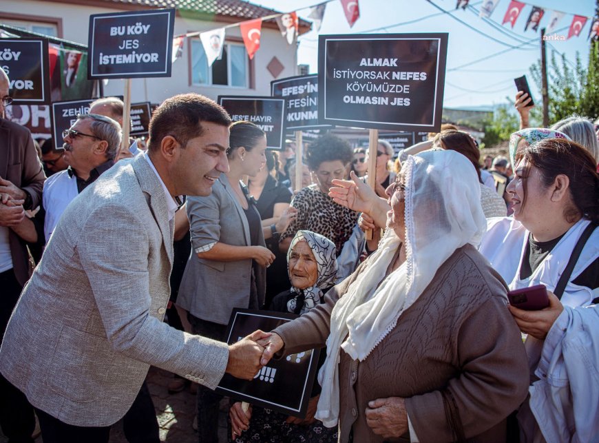 Kuşadası Belediye Başkanı Günel'den, JES projesine karşı mücadele eden köylülere destek