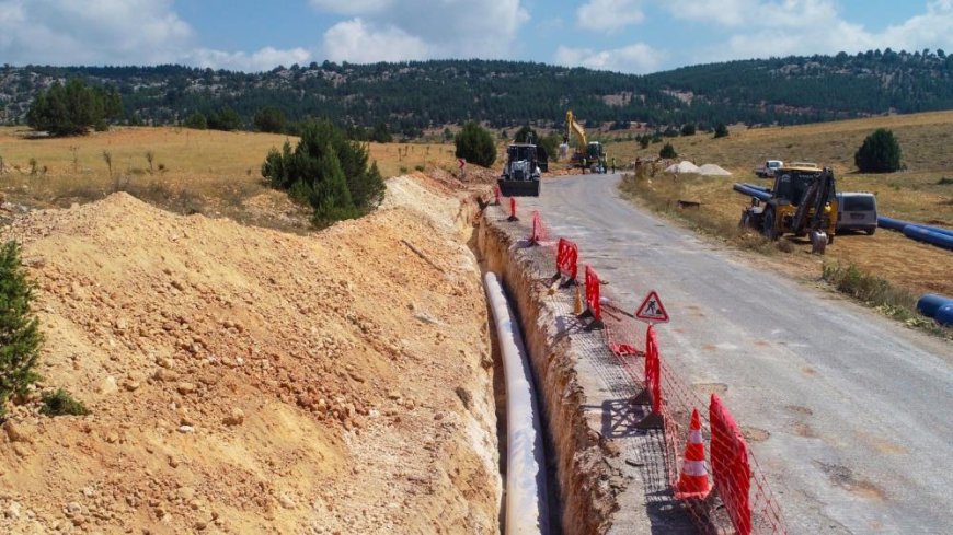 Silifke'de 55 mahallenin içme suyu kapasitesi arttırılıyor