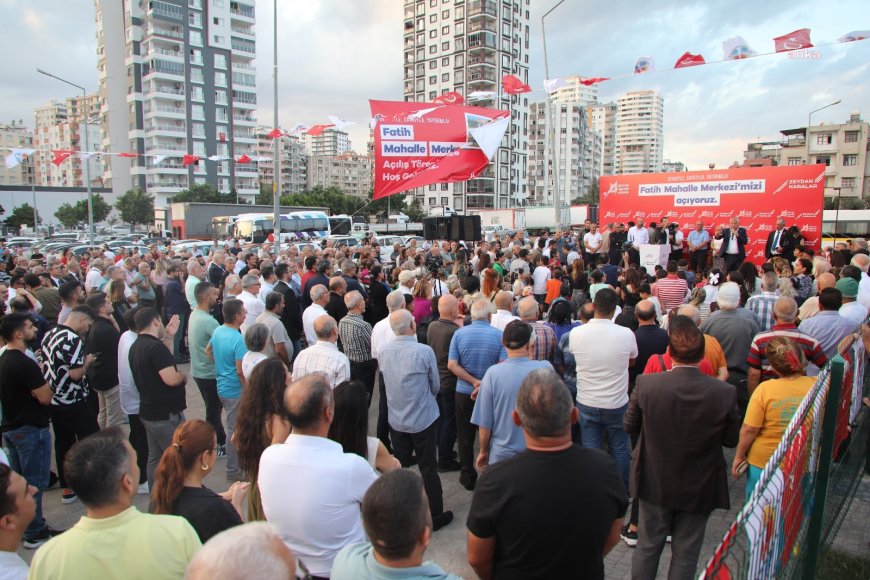 Adana Büyükşehir Belediye Başkanı Karalar, Fatih Mahalle Merkezi’ni açtı