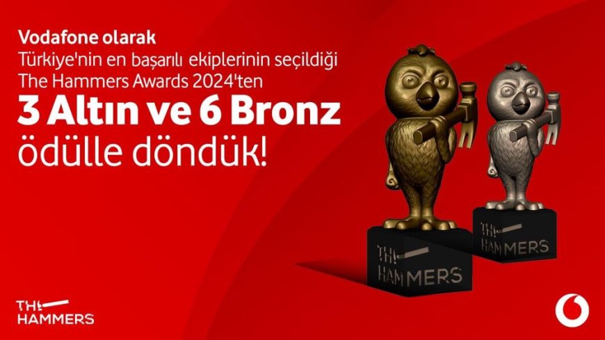 Vodafone'a The Hammers Awards'ta 9 ödül birden