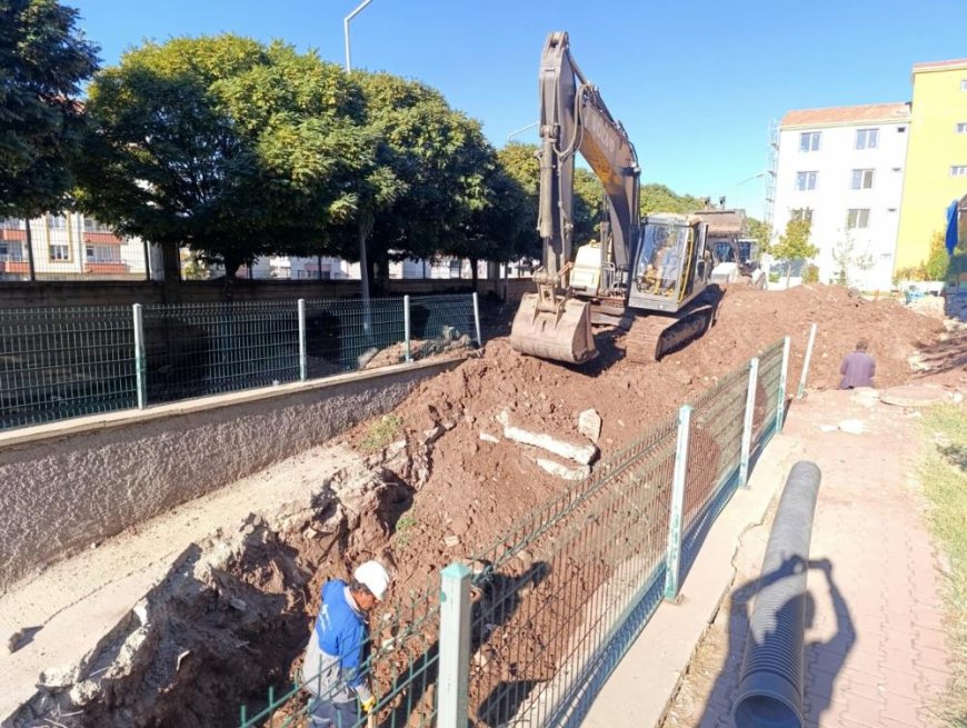 Gölbaşı Devlet Hastanesi’nin altyapısı güçlendiriliyor