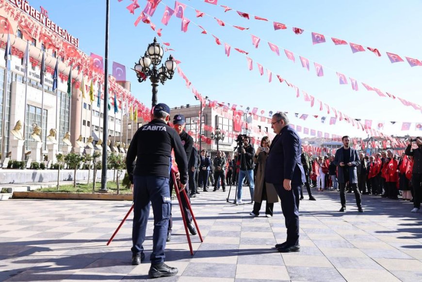 Keçiören'de Cumhuriyet Bayramı'nın 101. yılı kutlandı