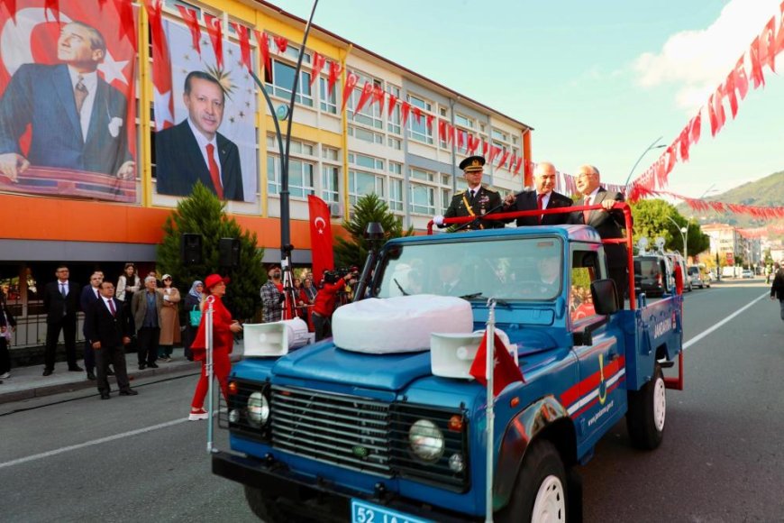 Ordu’da Cumhuriyet Bayramı coşkuyla kutlandı