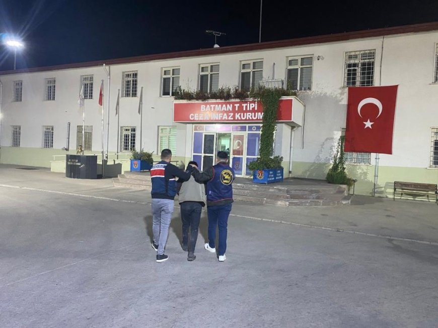 Siirt'te kesinleşmiş hapis cezası bulunan firari zanlı yakalandı