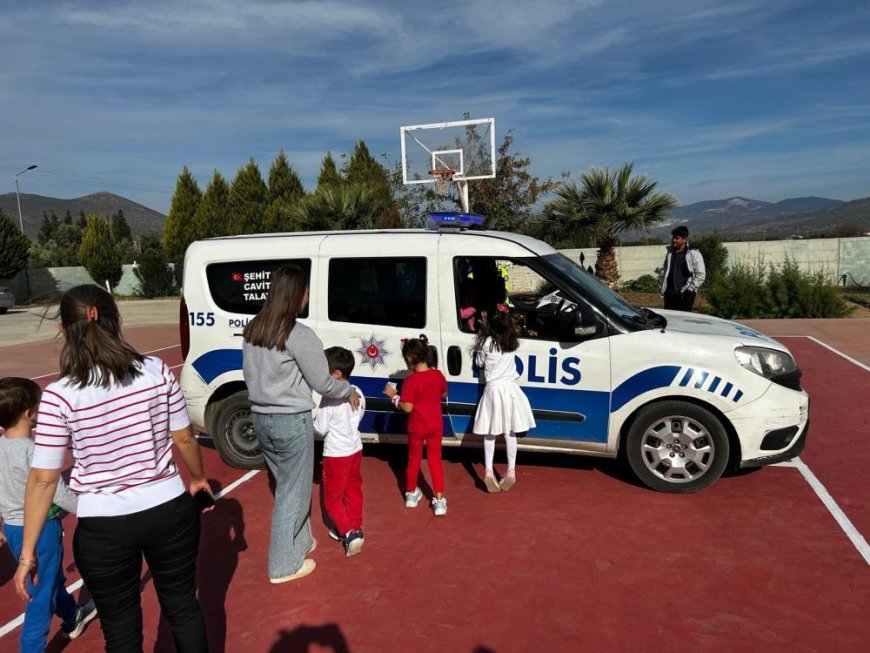 Milas'ta miniklere polislik mesleği tanıtıldı