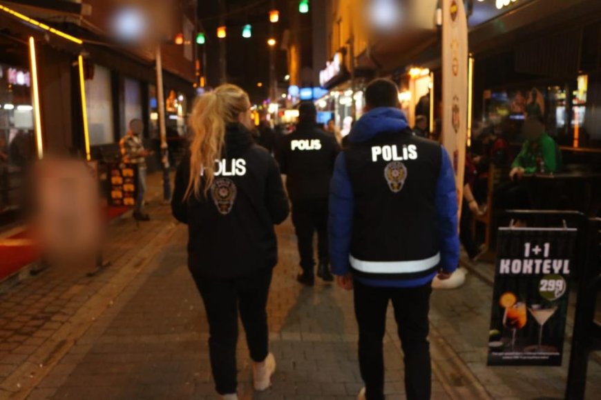 Polis eğlence mekânlarında huzur uygulaması yaptı