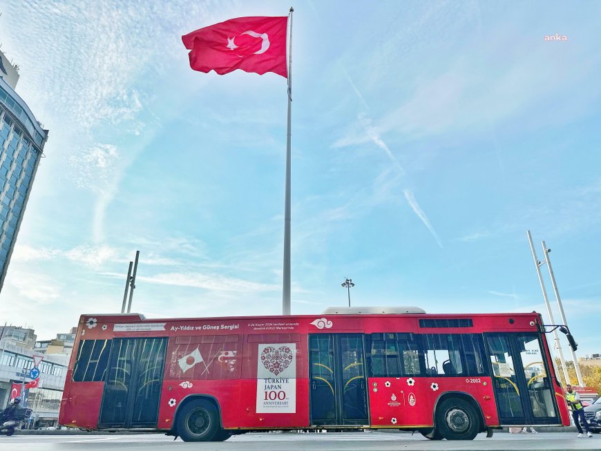 İETT’den Türkiye- Japonya 100. Yılı için özel otobüs