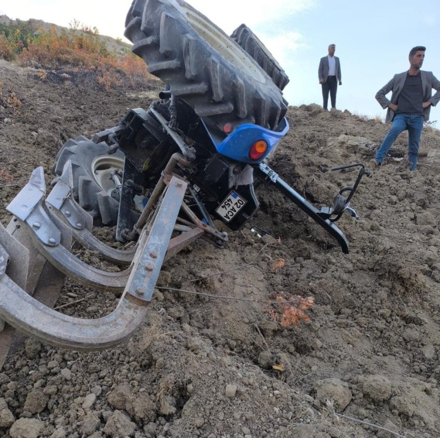 Adıyaman'da traktör devrildi: 1 yaralı