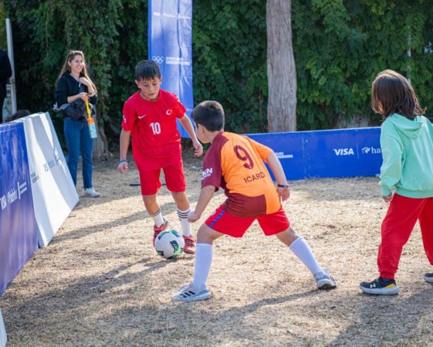 Kuşadası'nda çocuklar olimpik spor dallarıyla tanıştı