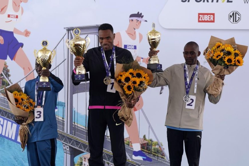 46. İstanbul Maratonu'nda kazananlar ödüllerini aldı