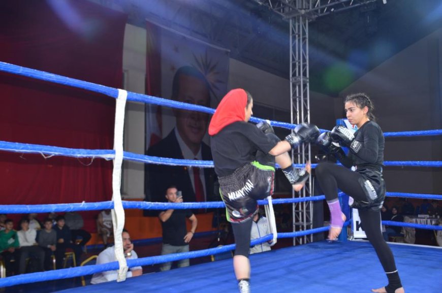 Bulanık'ta ‘Uluslararası Muay Thai Müsabakası’ düzenlendi