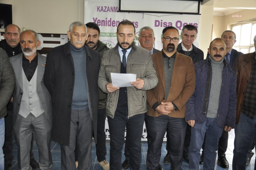 DEM Parti Kars İl Yönetimi'nden kayyum atamalarına tepki: "Asla mücadeleden geri durmayacağız"