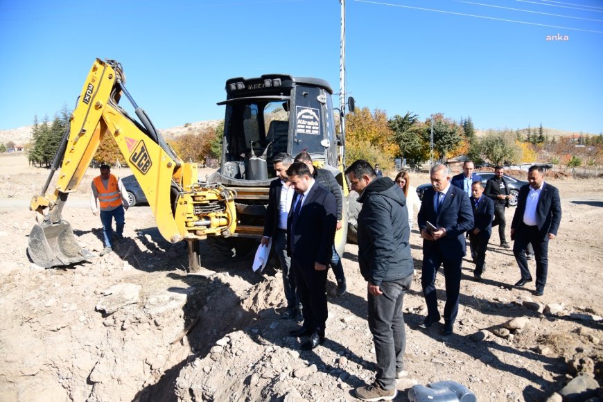 Kahramankazan Belediyesi’nin “Örencik Göleti Kapalı Sulama Sistemi” projesinde son aşamaya gelindi