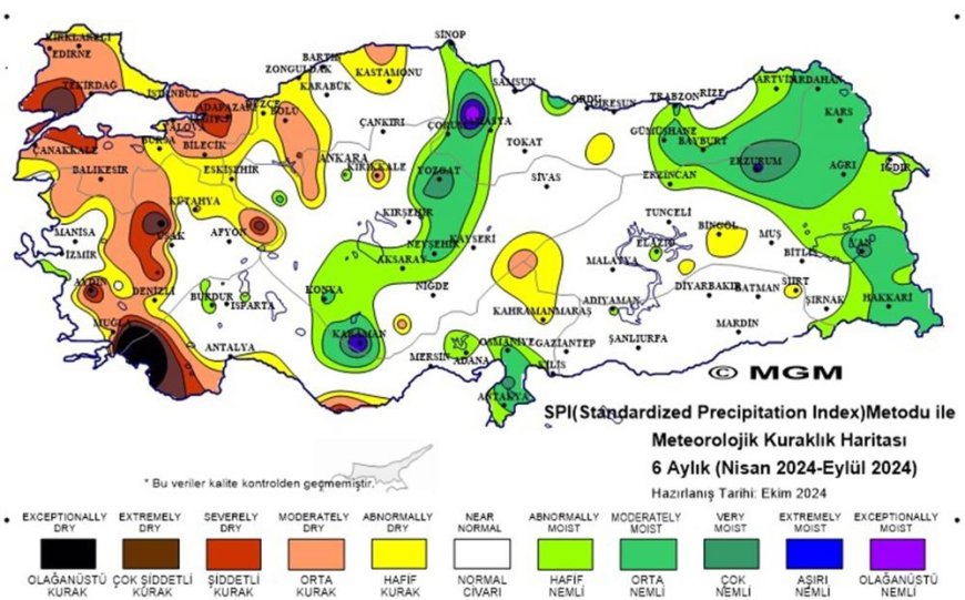 Türkiye'nin en kurak ili Muğla