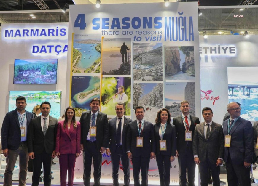 Marmaris Belediye Başkanı Ünlü, World Travel Market&nbsp;Fuarı'na katılmak için Londra'ya gitti