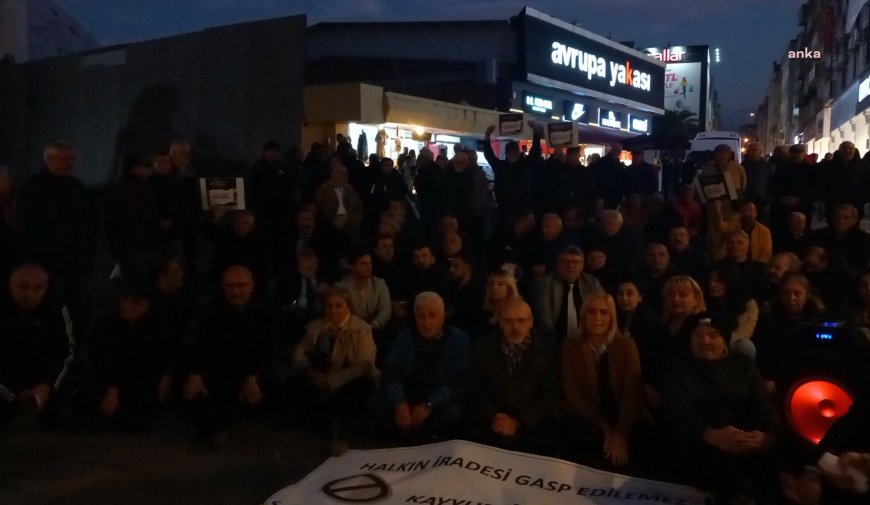 Samsun Emek ve Demokrasi Güçleri'nden belediyelere kayyum atanmasına karşı eylem