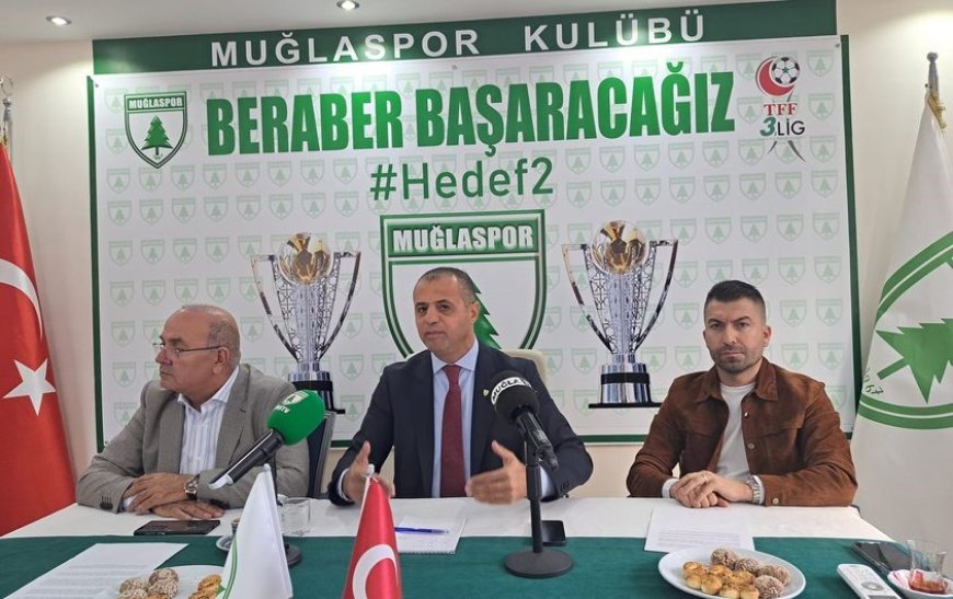 Muğlaspor Başkanı Kıyanç'tan destek çağrısı: "Muğla bize destek vermezse bu iş yürümeyecek"