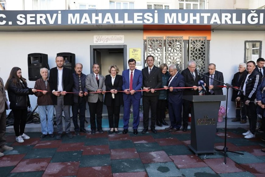 Kütahya'nın Servi Mahallesi'ne muhtarlık hizmet binası