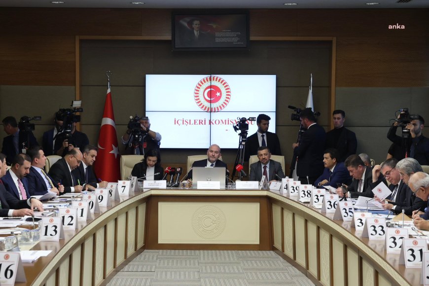 İç güvenlikle ilgili düzenlemeler içeren kanun teklifi İçişleri Komisyonu'nda... CHP'li Öztunç: "Bu kanun teklifi ile mülkiye müfettişlerine fiili kayyum yetkisi verilmiştir"