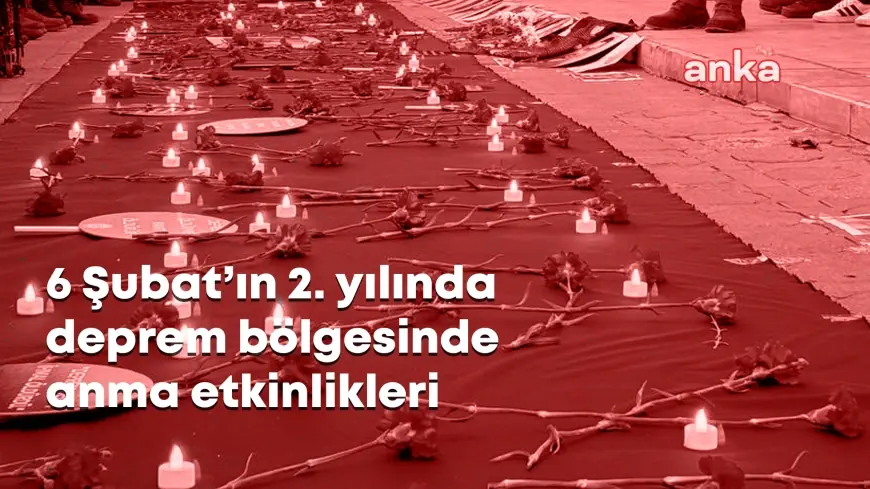 6 Şubat Depremlerinin İkinci Yılında Hayatını Kaybedenler Saat 4:17'de Anıldı