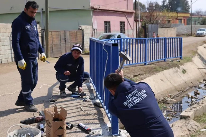 Hatay Büyükşehir Belediyesi 10 ayda 35 bin metre otokorkuluk montajladı