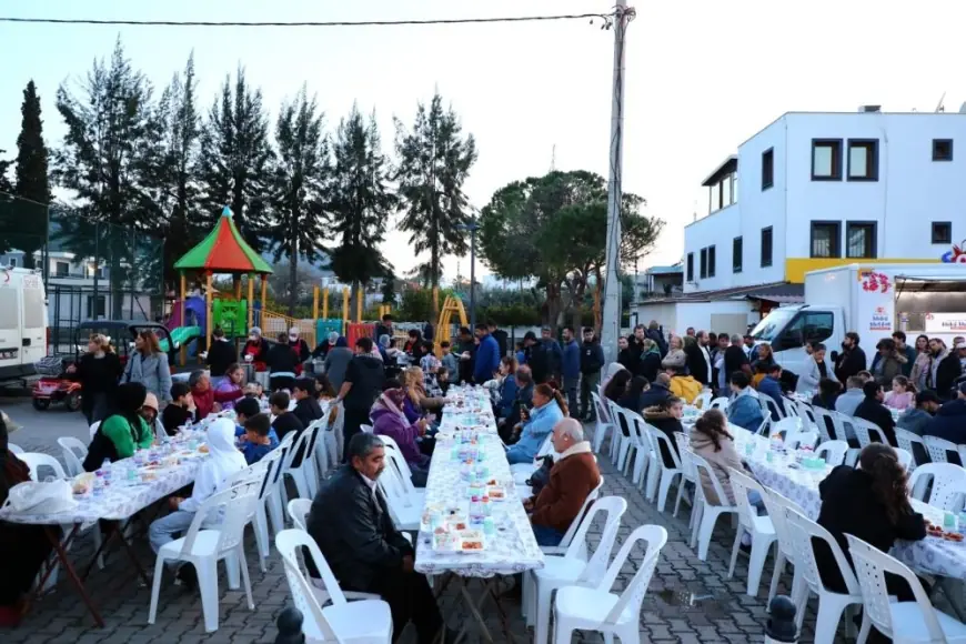 Bodrum Belediyesi'nin iftar programları sürüyor