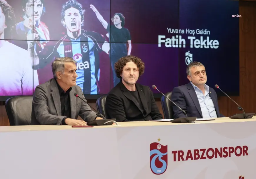 Trabzonspor yeni teknik direktör Fatih Tekke ile 4,5 yıllık sözleşme imzaladığını KAP'a bildirdi