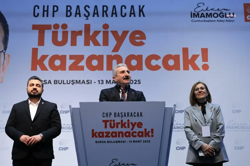 İmamoğlu, Bursa’da... CHP İl Başkanı Yeşiltaş: “23 Mart, her gün çoğalan saldırılara karşı birlikte olduğumuzu göstermenin günüdür”