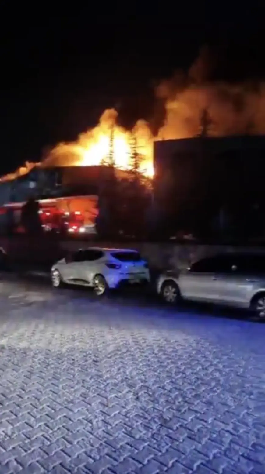 Çorum'da fabrika yangını