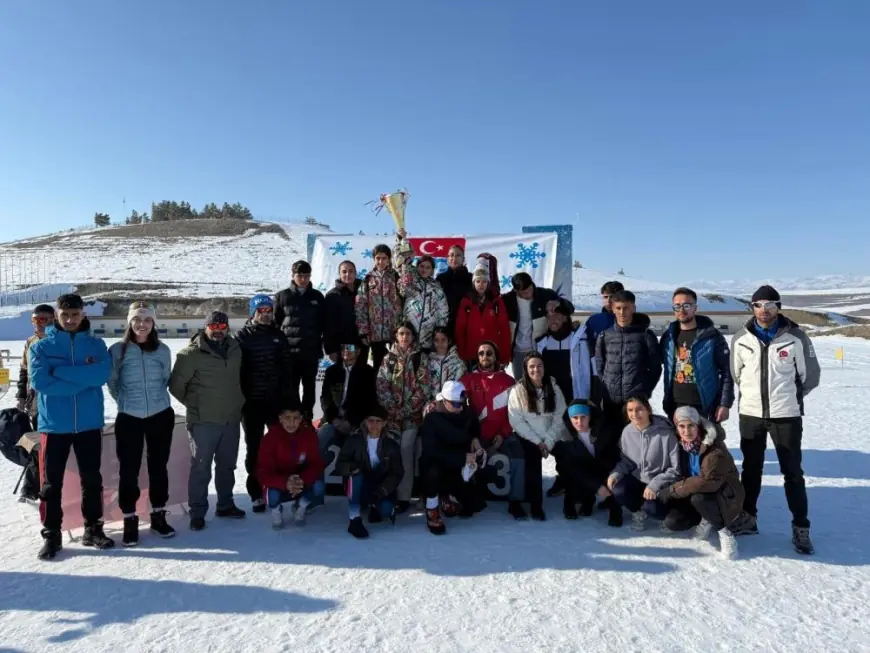 Muşlu kayakçılar, Biathlon Türkiye Şampiyonası'nı 6 madalya ile tamamladı