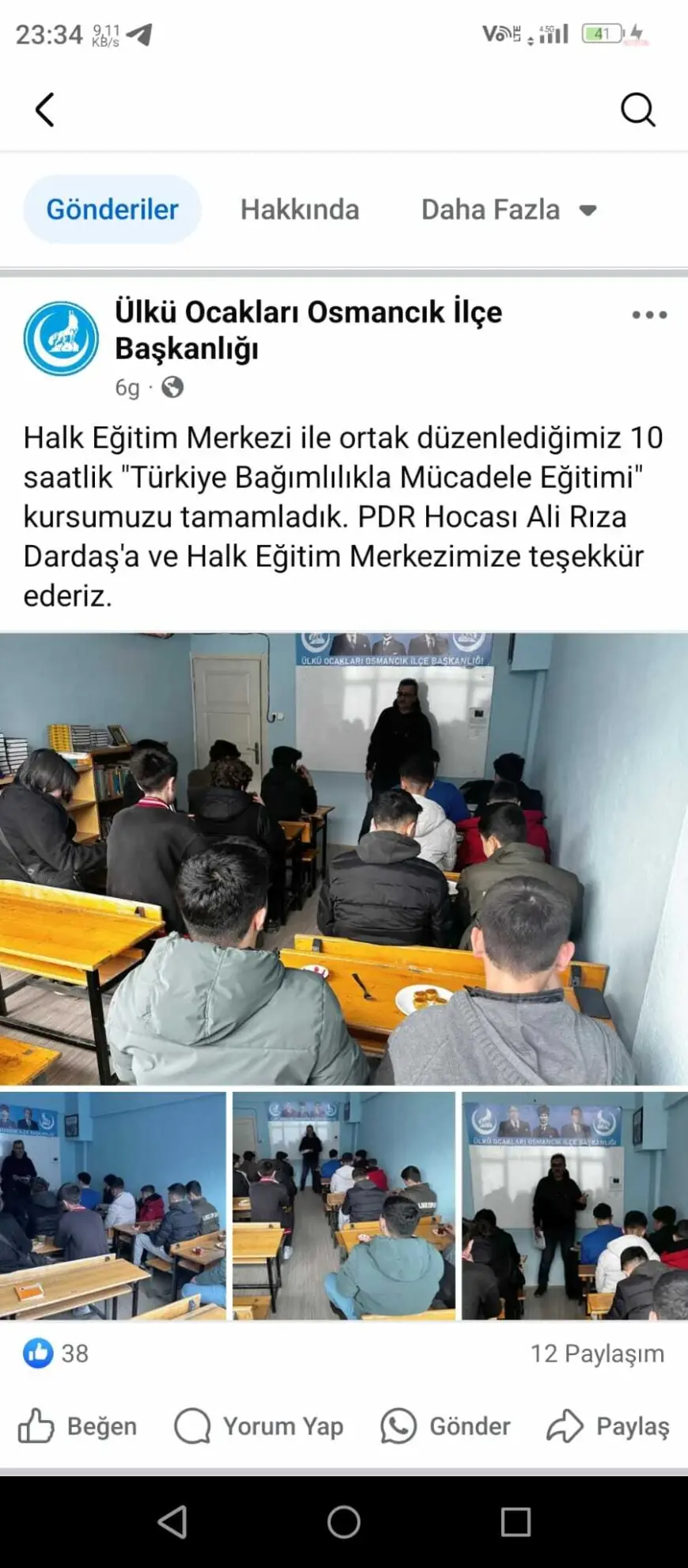 TÖBSEN Genel Eğitim Sekreteri: İlçe Milli Eğitim Müdürlüğü kamusal eğitimi bir siyasi partinin arka bahçesi olan bir vakfa devredemez