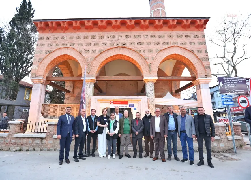 Bursa Büyükşehir Belediyesi, İznik Mahmud Çelebi Camii haziresinde bakım ve onarım çalışmalarını tamamladı